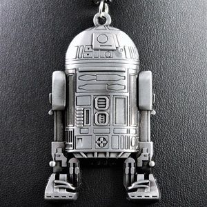 Star Wars Alloy R2-D2 Droid Pendant Necklace